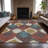 Washable Geometric Indoor / Outdoor Rug-109569832