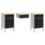 Set Of 3 Steel Large Height Adjustable Work Cabinet-796595048