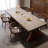 Gray Rectangular Solid wood Butterfly Leaf  Dining Table-1151198950