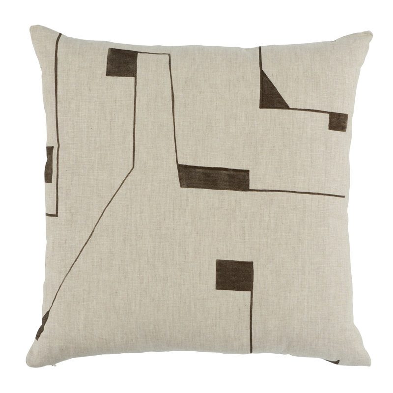 Schumacher X Porter Teleo Circuit Pillow, 20" H x 20" W
