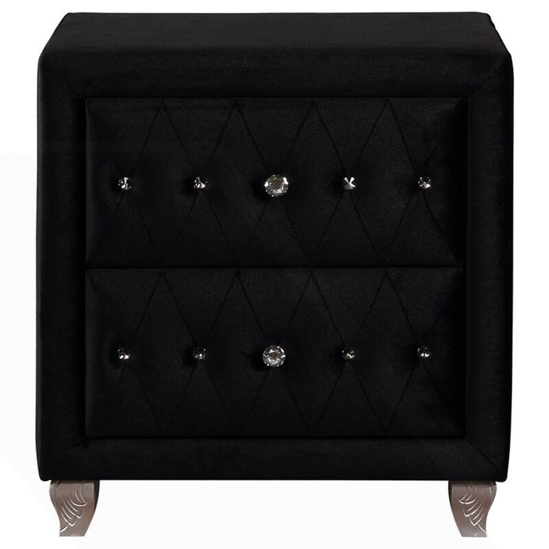 Table de chevet rembourrée Glam Style
