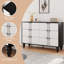 Commode profonde noire 6 tiroirs-1002012499