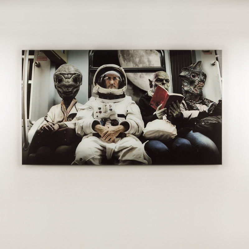Galacticos - No Frame Print on Glass