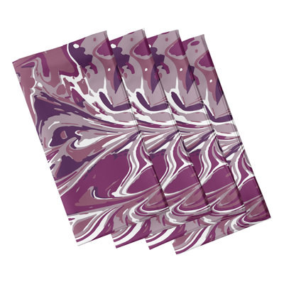 Amatul Polyester Geometric Square Napkin