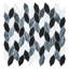 Channing 1-in. x 2.5-in. Elongated Hex Marble Look Polished Natural Stone Wall & Floor Mosaic Tile-50210665