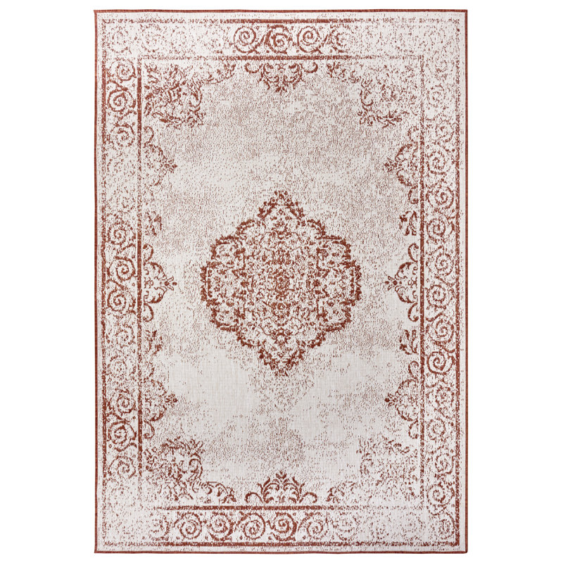 Cebu Flatweave Faded Cayenne Rug, Rectangle 120 x 170cm
