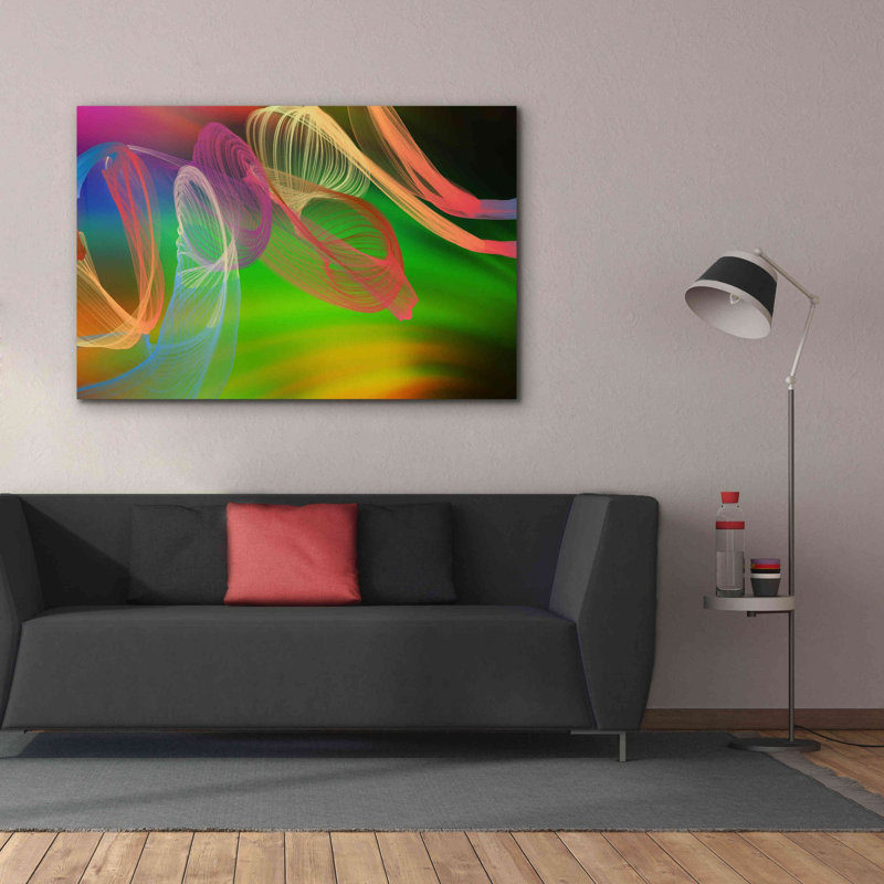 «Inverted Color In The Lines 3» par Irena Orlov, impression sur toile, H 40 po x l 60 po