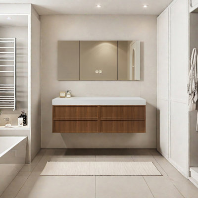 Armoire de salle de bain japonaise