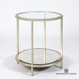 Emporium Home Glass End Table