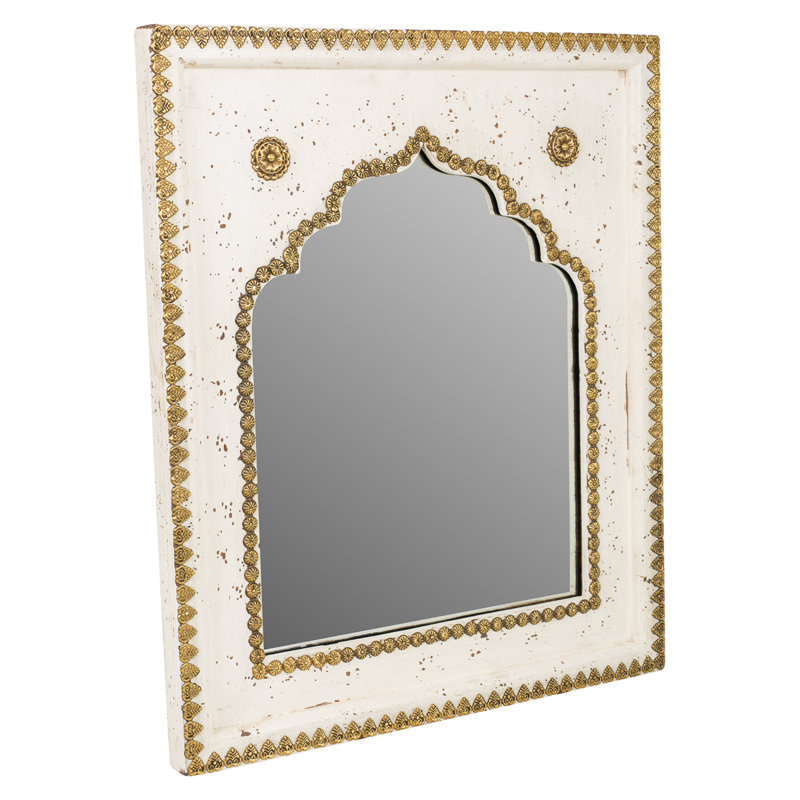 Edgemere Wood Flat Wall Mirror