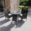 Dubose Round Wicker Outdoor Dining Table , 70cm cm W 70cm cm D