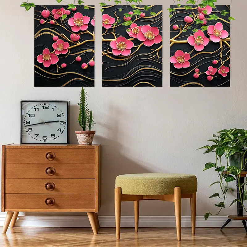 3 Piece Wrapped Canvas Print