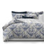 Ensemble de couvre-lit en coton bleu marine / blanc Provence-60308551