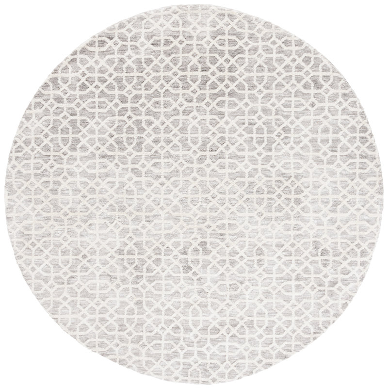 Audrey Performance Geometric Rug, Round 6'