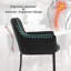 46.5cm H Velvet Upholstered Upholstered Back Cantilever Chair-94668978