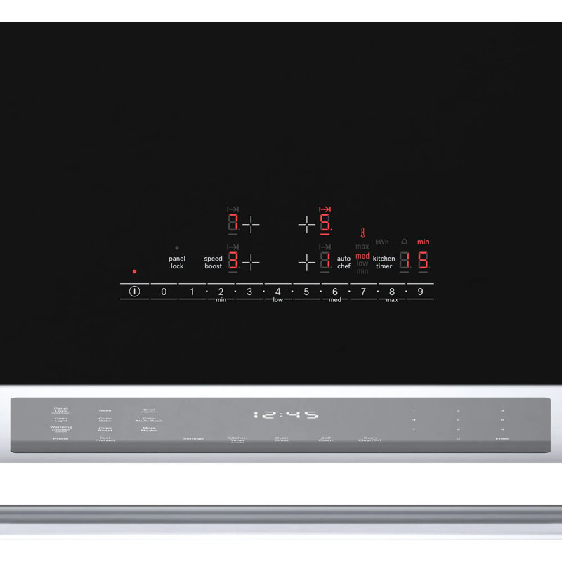 800 Series 31.5" Slide-In Electric Range, Silver