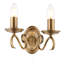 Barney 2-Light Dimmable Twin Pack Candle Wall Light-2124030043