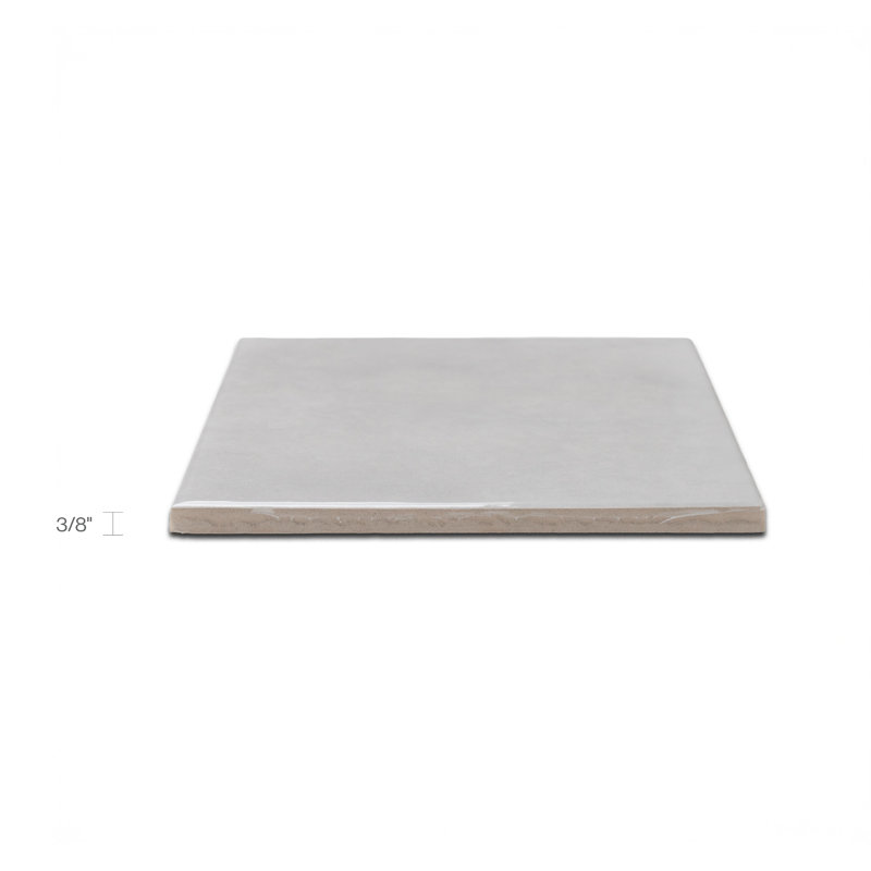 Cloe 5" x 5" Ceramic Tile, Gray
