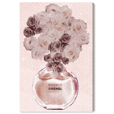Art romantique sur toile, "Romantic Perfume Roses" par Art Remedy