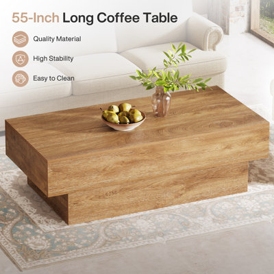 55.12" W Manufactured Wood Coffee Table