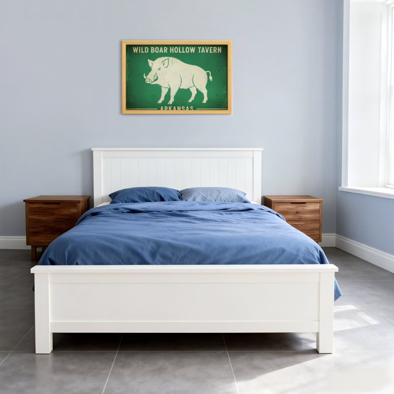 Animaux, sangliers, crosse, taverne, Arkansas, H 20 po x l 30 po, Toile tendue, Ne s’applique pas