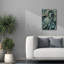 «Epigo Graffiti» Indigo Peacock 1 »par Chariklia Zarris, art mural sur toile, 18 po x 26 po-116776562