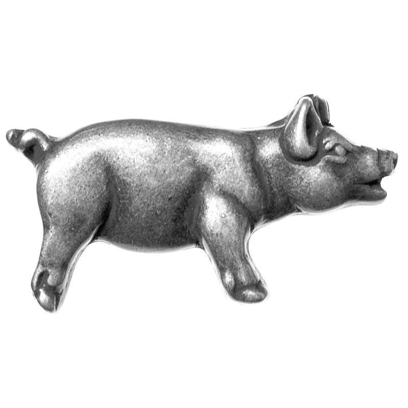 Novelty Knob, Pewter, Right