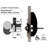 (2x Pack) Wave Grab Bar (24in), Left and Right Orientation-116023325