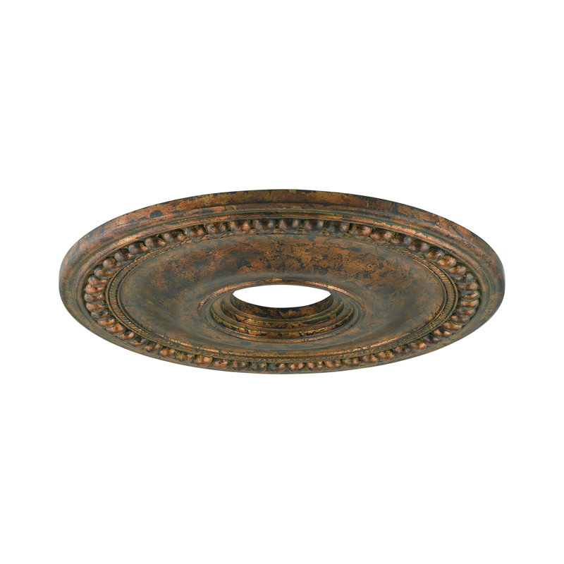 Médaillon Cavandale, H 2,5 po, Bronze vieilli