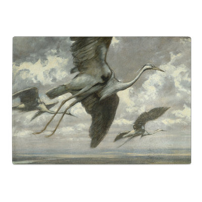 Wondrous Birds by Hans Thoma Chopping Board