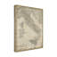« antique map of italie », reproduction d’impression sur toile tendue-33418020