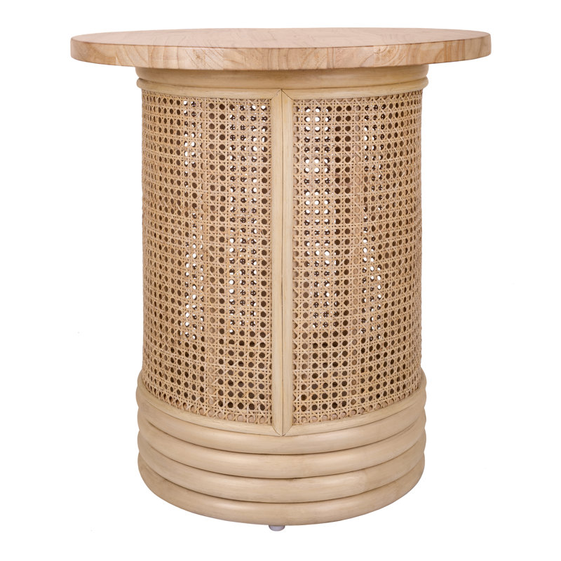 Arlend Solid Wood Top End Table