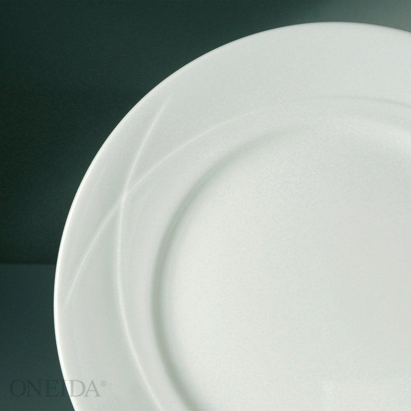 Vision Plates, Bone China by Oneida, 2" H x 11" W x 2" D