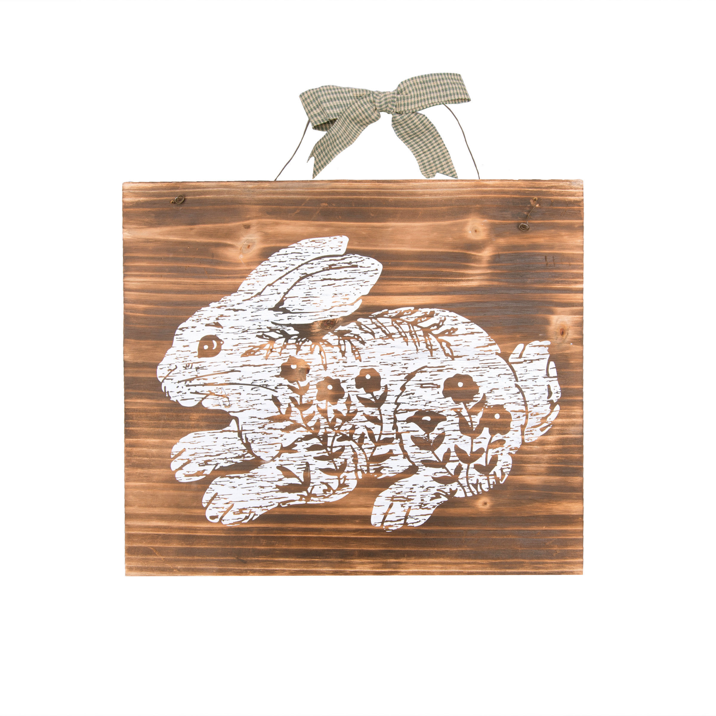 Rosalind Wheeler Etched Rabbit - Unframed Graphic Art on Wood | Wayfair