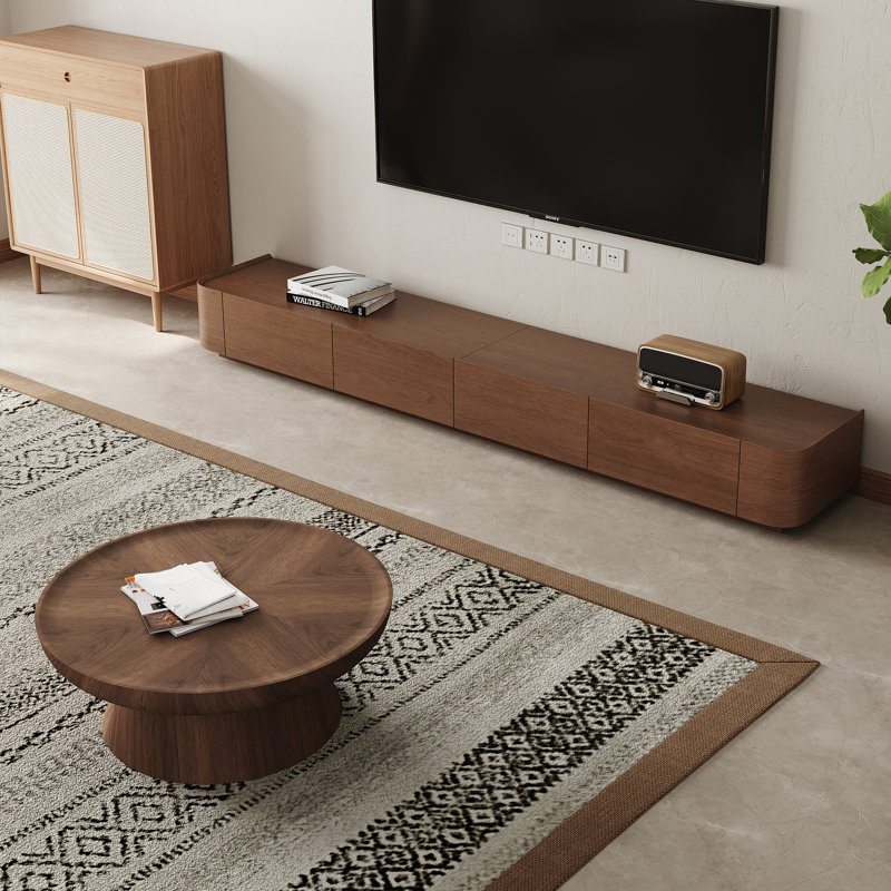 Round Coffee Table And 94.5" Tv Stand