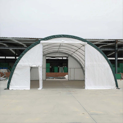 Single Truss Arch Storage Shelter W30'xl65'xh15' 11Oz