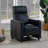 Black Upholstered Push-Back With Recliner Function
