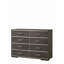 Commode de rangement élégante avec huit tiroirs spacieux, commode décorative