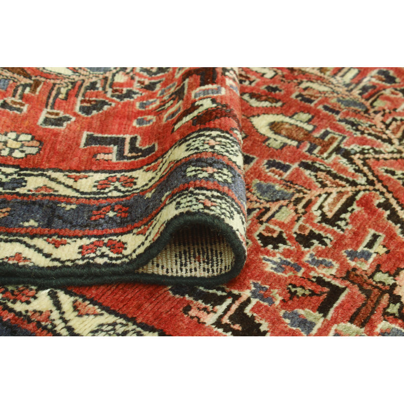 Khrystopher Distressed Azeem Red Runner