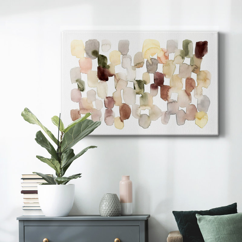 «Melted Sediment III», toile tendue avec châssis, H 12 po x l 18 po