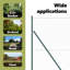 Vidaxl Fence With Posts PVC-Coated Steel-116798007-116798010