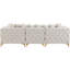 Canapé modulaire en velours à accoudoirs carrés 108 po-87475414