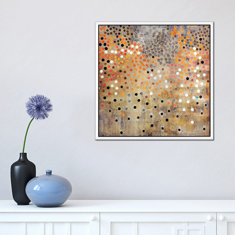 Caviar - Print on Canvas, White Framed, 45.72 cm H x 45.72 cm W