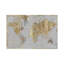 Gilded Map Light Gray by Wild Apple Portfolio - Wrapped Canvas Print-643324959