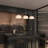 Modern Elegant 3-Light White Dome Kitchen Island Pendant Light Silver Linear Chandelier