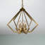 Lustre géométrique unique à 6 lumières Dawnesha-22712116