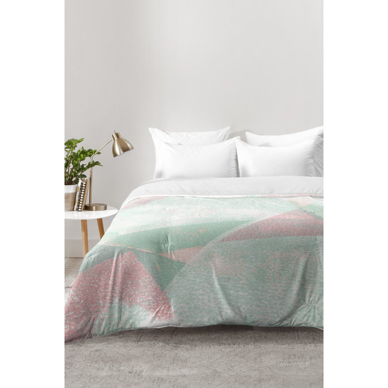 Ensemble d'édredon Holistic, Édredon double / grand + 2 taies décoratives sta, Vert / Bleu