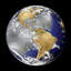 « world turning i », impression sur toile-73142314-73142315-73142317
