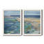 Breakwater - Ensemble de 2 reproductions d'art sur toile encadrées-851360825-851360829
