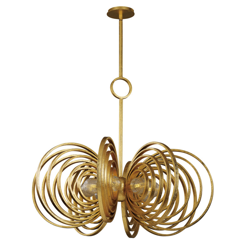 Frequency 9 - Light Chandelier, Gold